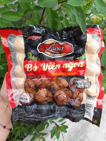 Bò viên ngon LC FOODS 500gr