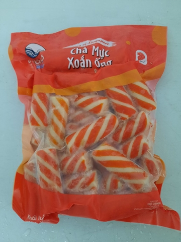 Chả mực xoắn ống Chojo 454gr