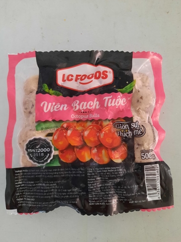 Viên bạch tuộc LC FOODS 500gr