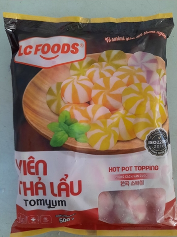 Viên thả lẩu Tomyum LC FOODS 500gr