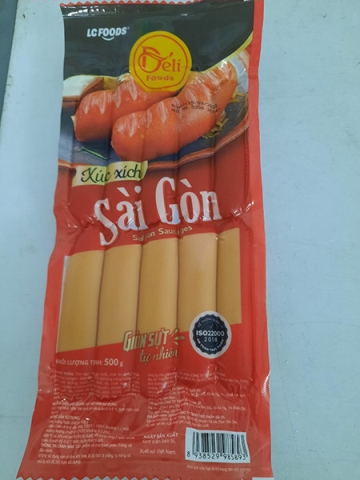 Xúc xích Sài Gòn Deli 500gr