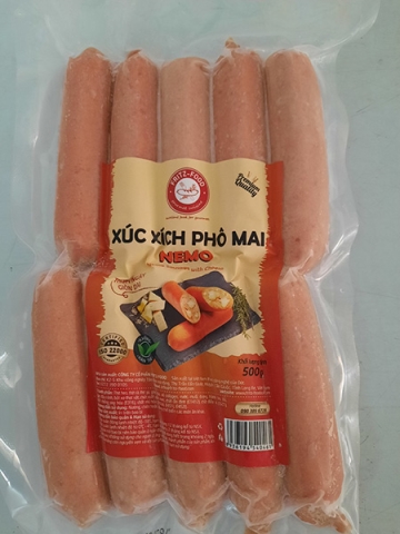 Xúc xích phô mai Nemo 500gr