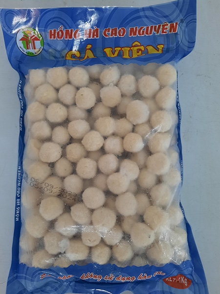 Cá viên Hồng Hà 1kg