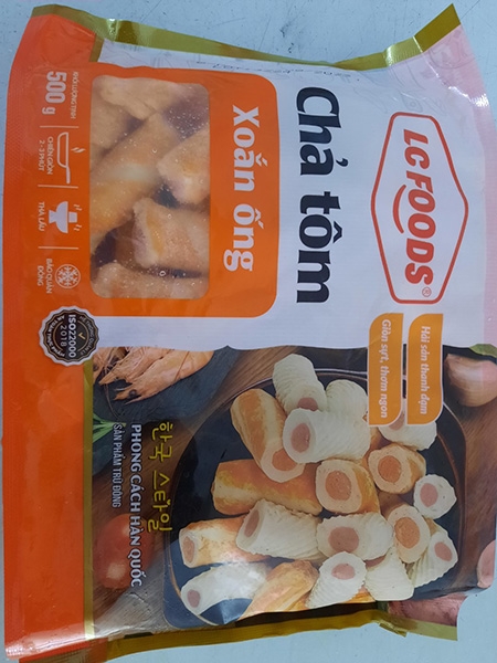 Chả tôm xoắn ống LC FOODS 500gr