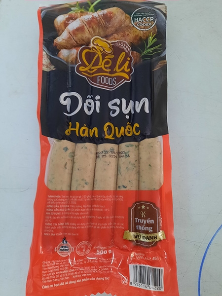 Dồi sụn non Hàn Quốc La Cusina 500gr