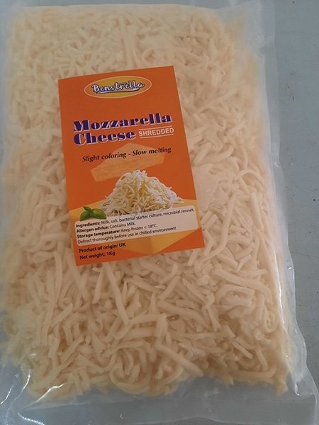 Phô mai bào sợi Mozzarella 1kg