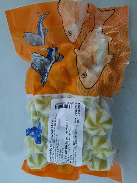 Viên surimi mực bông cải xanh Phú Mark 450gr